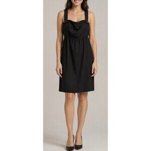 Laila Azhar women's jumper dress Size 4 Cupro wool blend fully lined